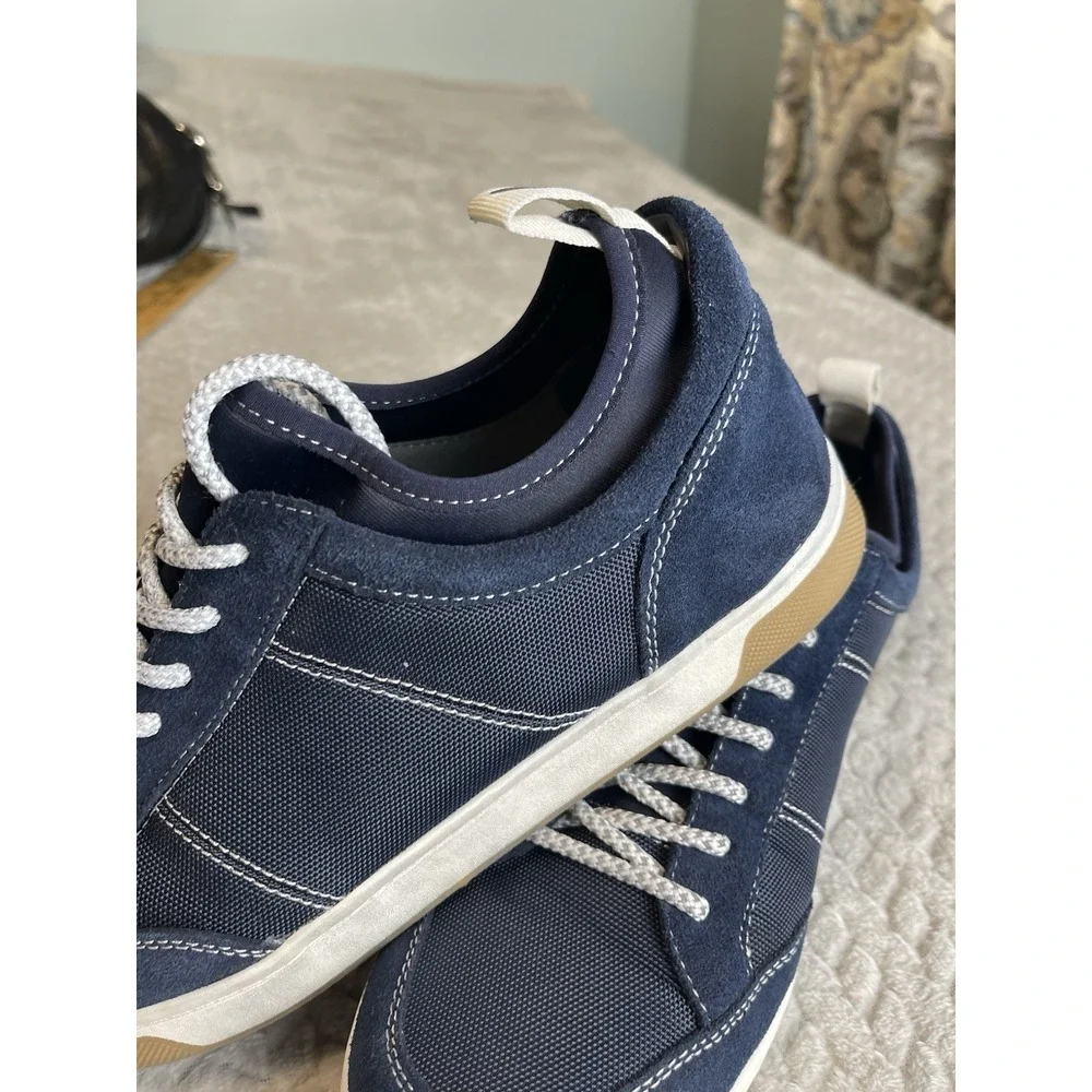Johnnie-O Mens Navy Blue Surfside Tennis Shoes‎ Size 10 M